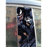 Sticker Auto Stalpi Usi Venom , Autocolant Agresiv si Stilat pentru Masina Ta