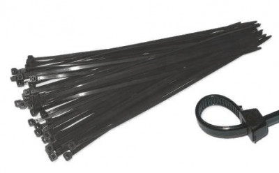 Coliere de plastic Breckner negru 430X4,8 mm 100buc Kft Auto foto