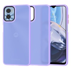 Husa Motorola Moto E22 Techsuit HaloFrost??A Series, mov deschis foto