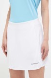 Peak Performance fustă sport Player culoarea alb, mini, drept