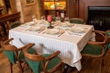 Set 2 fete de masa Damasc 150x180 cm, 100% bumbac damasc, 6 persoane