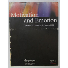 MOTIVATION AND EMOTION , VOLUME 32 , NUMBER 1 , MARCH , 2008