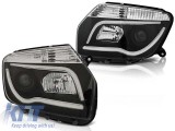 Set de faruri de tuning cu lumini LED potrivit pentru Dacia DUSTER 04.2010, stanga si dreapta Performance AutoTuning