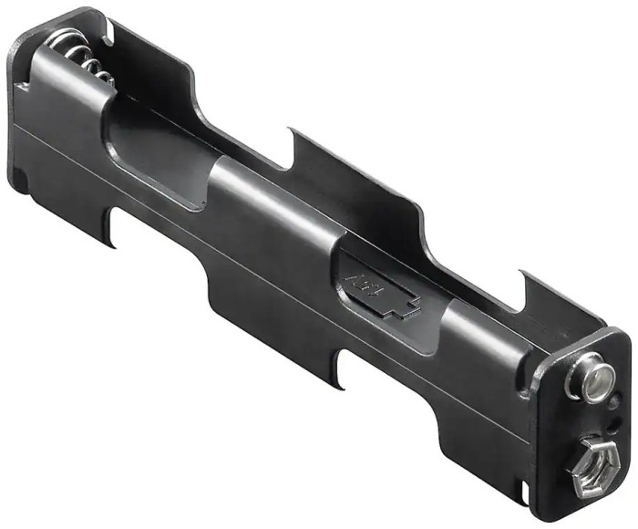 Suport baterii 4x AA R6 cu mufa Tip 9V 11464 Goobay