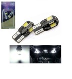 Cumpara ieftin Kit 2 LED gabarit alb 12V Т10 W5W 8 SMD