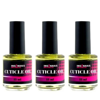 Ulei cuticule LEMON Inginails 15ml - 3 buc. foto