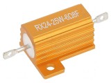 Rezistor bobinat cu radiator 6,8&Omega; 25W &plusmn;1% 50ppm/&deg;C pentru lipit