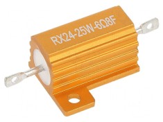 Rezistor bobinat cu radiator 6,8&Omega; 25W &plusmn;1% 50ppm/&deg;C pentru lipit