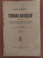 Curs practic de tehnologia materialelor privitoare la diferite ramuri industriale pentru lucratul lemnelor si metalelor