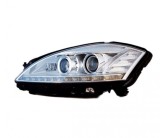 Far Mercedes Clasa S (W221), 06.2009-09.2013, montare fata, stanga, asistenta faza scurta; sistem infrarosu; D1S+H11+H7; electric; cu bec xenon; cu m
