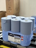 Cumpara ieftin Set 6 role hartie industriale Albastre 2 straturi Celtex 2 straturi 108m 450 coli 20x24cm
