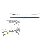 Spoiler bara protectie Volkswagen Touran (5t), 05.2015-, montare fata, dreapta, negru, Texturat; ornament: cromat, RapidAuto