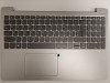 Carcasa superioara cu tastatura palmrest Laptop, Lenovo, IdeaPad 330S-15IKB Type 81F5, 81JN, Platinum Grey, iluminata, layout UK