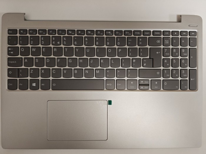 Carcasa superioara cu tastatura palmrest Laptop, Lenovo, IdeaPad 330S-15IKB Type 81F5, 81JN, Platinum Grey, iluminata, layout UK