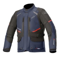 Geaca touring moto Alpinestars Andes V3 Drystar, negru/albastru navy, marime L
