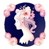 Cumpara ieftin Sticker decorativ, Woman, Alb, 65 cm, 8989ST, Oem