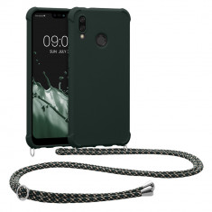 Husa Kwmobile pentru Huawei P20 Lite, Silicon, Verde, 52080.169