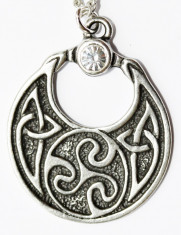Pandantiv celtic Amuleta reginei Boudicca foto