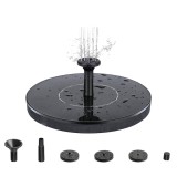 F&acirc;nt&acirc;nă solară Leziter 13cm, 150 L/ora, jet 50cm, fără fir, ecologică, decor grădină/iaz, alimentată solar