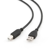 Cablu Gembird USB-C la USB-B 3A 1.8 M negru