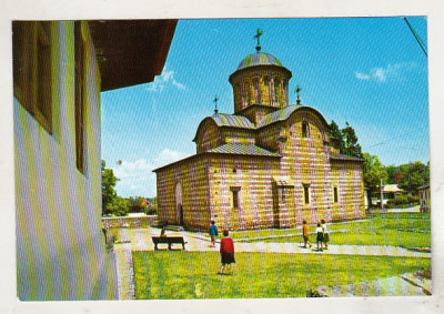 bnk cp Curtea de Arges - Biserica domnesca - uzata foto