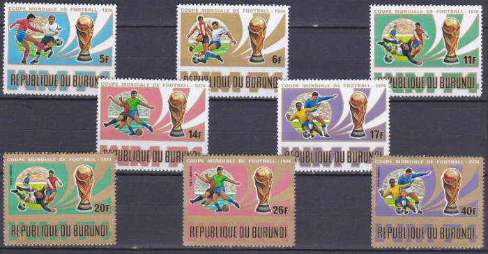 DB1 Burundi 1974 CM Fotbal Germania 8 v. MNH