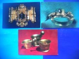 HOPCT LOT 2104 EXPONATE MUZEUL IST PITESTI-ARGES-RSR-3 CARTI POSTALE-NECIRCULATE