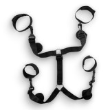 Legaturi si sfori - Crushious Legaturi de Pat Universale Catuse Ajustabile pentru Maini si Picioare Potrivit pentru Apropape Orice Pat