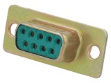 Mufă D-Sub 9-Pin Mamă Pe Cablu Cu Fixare Prin Șuruburi