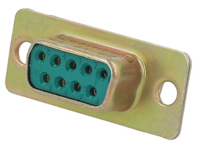 Conector D-Sub 9-Pin Mamă pe cablu foto