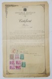 ARHIVELE STATULUI , DIRECTIUNEA REGIONALA IASI , CERTIFICAT , MARTIE , 1948