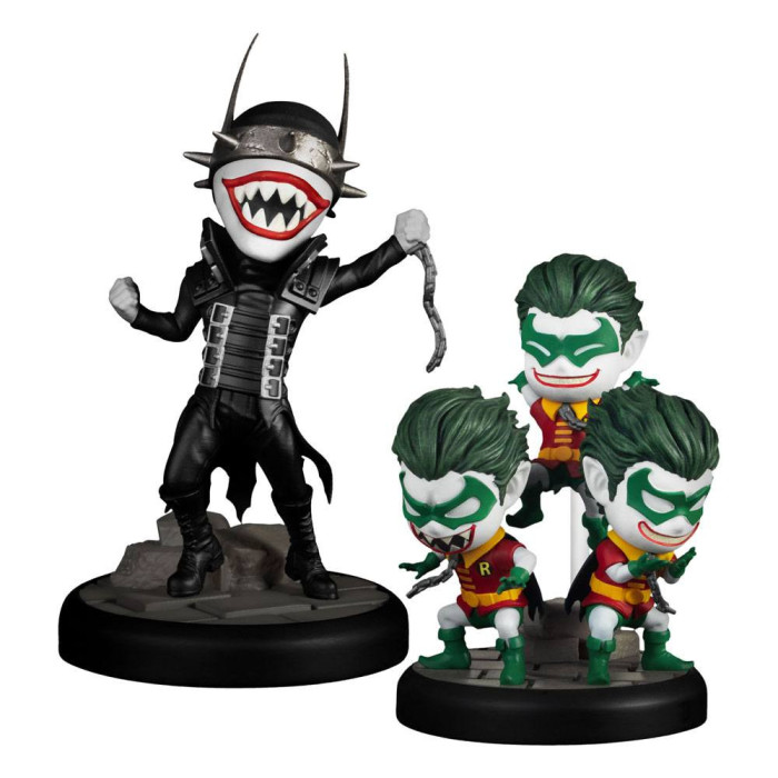 DC Comics Mini Egg Attack Figure 2-Pack Dark Nights: Metal The Batman Who Laughs &amp; Robin Minions 8 cm