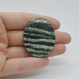 Cabochon opal green swiss 42x34x6mm c38