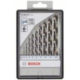 Bosch Set 10 burghie Robust Line pentru metal HSS-G, 135gr, D1-7mm - 3165140446198