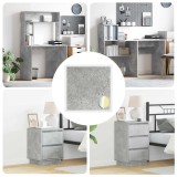 vidaXL Copertă autocolantă pentru șuruburi 12 pcs Gri din beton 864642