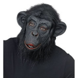 Masca cimpanzeu negru - marimea 158 cm, Widmann Italia