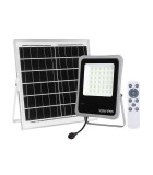 Proiector solar Well 100W 1200lm lumina rece 6500K cu panou solar 15W 350x350x17 mm
