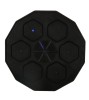 Aparat interactiv de box electronic cu bluetooth, muzical, 2 manusi, lumina LED, 40 x 40 x 7 cm, negru