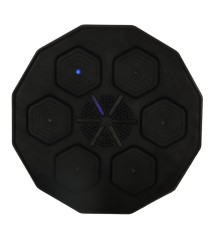 Aparat interactiv de box electronic cu bluetooth, muzical, 2 manusi, lumina LED, 40 x 40 x 7 cm, negru