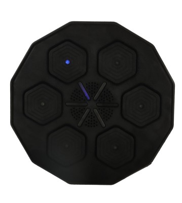 Aparat interactiv de box electronic cu bluetooth, muzical, 2 manusi, lumina LED, 40 x 40 x 7 cm, negru foto