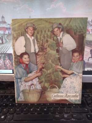 Cultura Poporului nr. 9, sep. 1955, anul V, dansul Culesul viilor, Oradea, 150 foto
