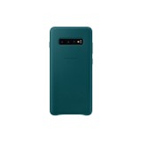 Husa Piele Samsung Galaxy S10+ G975, Leather Cover, Turquoise EF-VG975LGEGWW