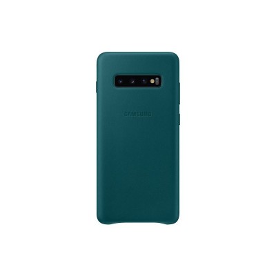 Husa Piele Samsung Galaxy S10+ G975, Leather Cover, Turquoise EF-VG975LGEGWW foto