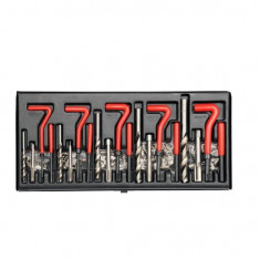 Set reparatie filete stricate Yato YT-1763, M5-M12, 131 piese Mania Tools foto