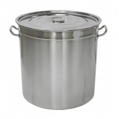 Oala Cazan Inox cu Capac si Manere 56.5L 42cm Sapir SP1211B40 foto