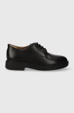 Geox incaltaminte din piele D SPHERICA EC1 A femei, culoarea negru, cu toc plat, D16QRA 00043 C9999