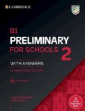 B1 Preliminary for Schools 2 Student's Book cu Raspunsuri, Audio, Resource Bank - Art Klett (rev. 2020)