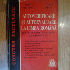 g2 Autoverificare si autoevaluare la limba romana - Rodica Olivotto