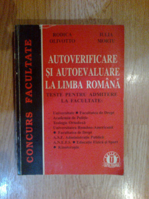 g2 Autoverificare si autoevaluare la limba romana - Rodica Olivotto foto