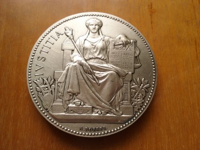 1996-Franta-Justitia-Medalie-Cavalerului Presedinte al Camerei foto